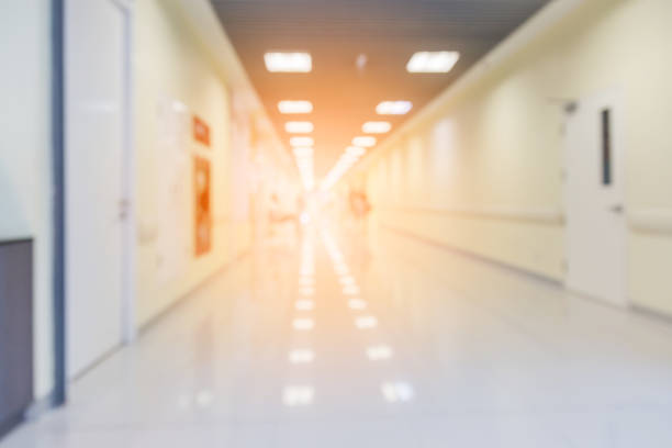 istock blur image background  of corridor in hospital or clinic image 932038068