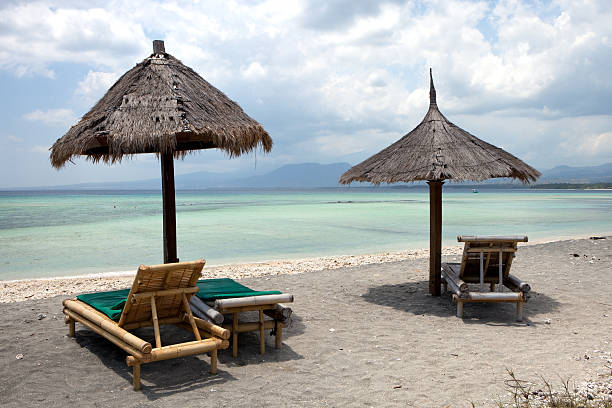 istock Parasol on a tropical beach in Asia 93204641