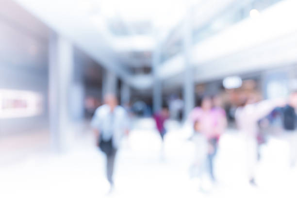 istock Abstract blur shopping mall interior and retail store for background 932051472