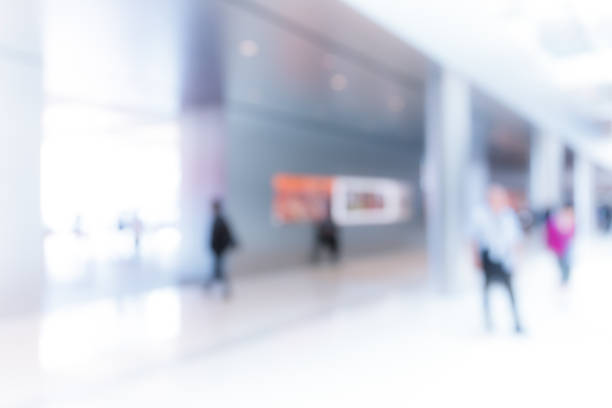 istock Abstract blur shopping mall interior and retail store for background 932051484