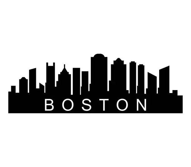 Boston Vector Graphics Free boston skyline white background Vector Images & Graphics | FreeImages