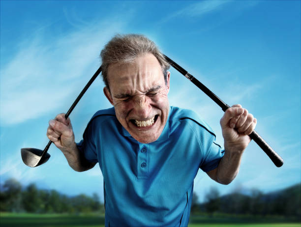 Frustrated Golfer Stock Photo - Download Image Now - Golfer, Golf, Anger -  iStock