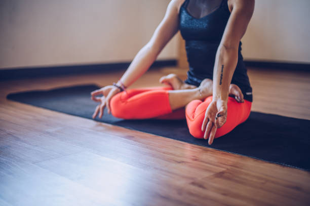 istock Young Girl Doing Yoga 932077922