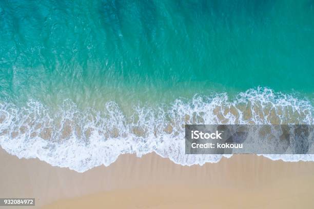 The Sea And The Island Stock Photo - Download Image Now - Beach, Sea, Wave - Water