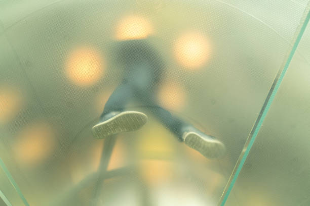 reflect in water on grunge floor