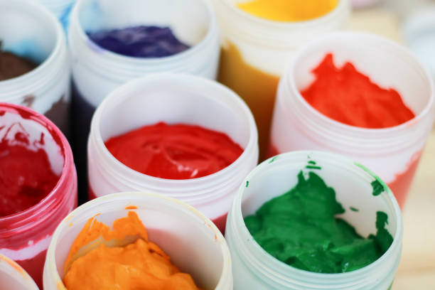 istock Varieties of colors in white bottles. 932093256