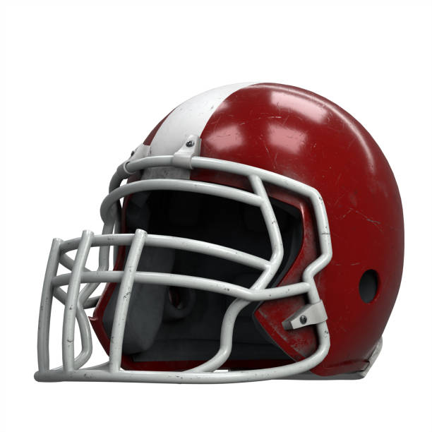 istock Old American Football Helmet 932111412