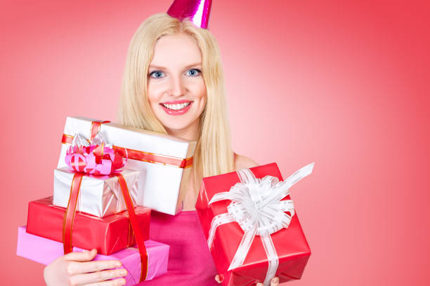 istock Young woman celebrating birthday 932112350
