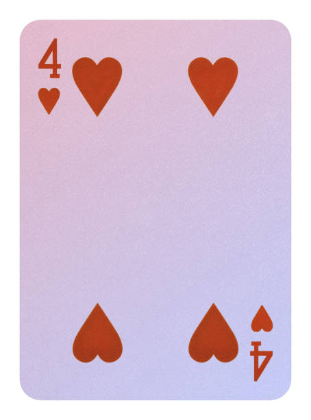 istock Playing cards, Four of hearts 932116872