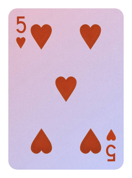 istock Playing cards, Five of hearts 932117216