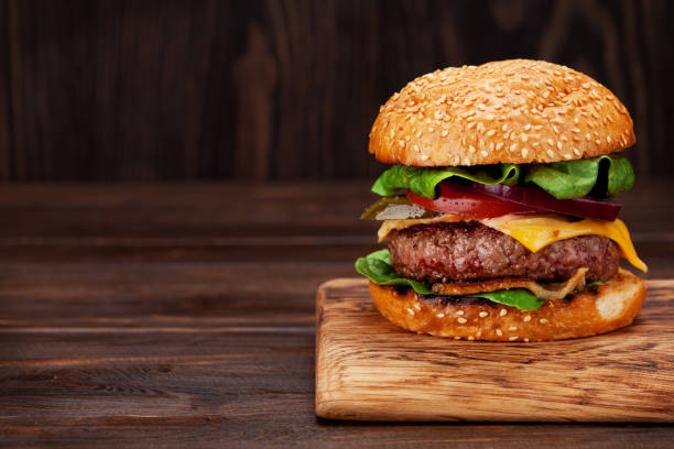 istock Tasty grilled home made burger 932117924