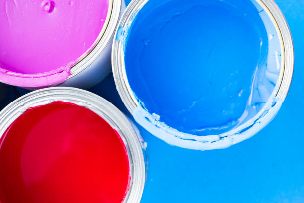 istock House renovation concept, paint cans and brushes 932124212