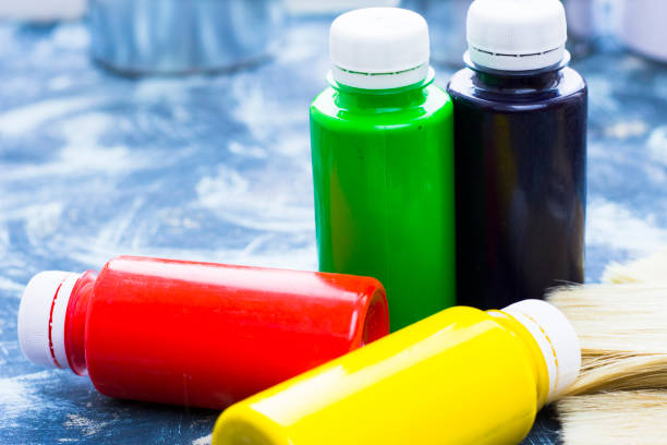 istock House renovation concept, paint cans and brushes 932125450