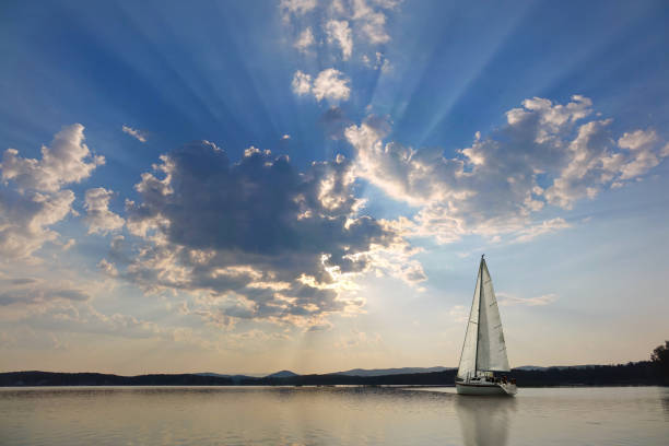 istock Journey on a sailing boat.Summer travel. 932133132