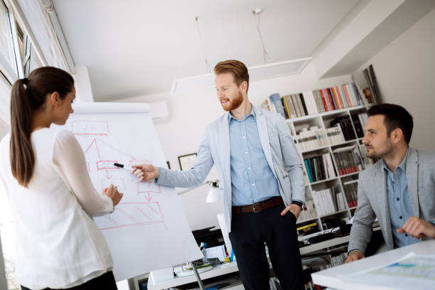 istock Presentation and collaboration by business people 932137446