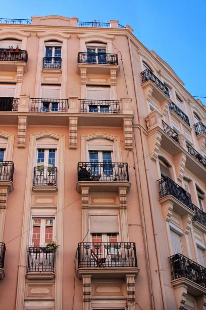 istock Colorful building facades in Valencia, Spain 932158088