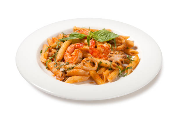 istock pasta with shrimps and seafood 932160520