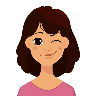 Ilustración de Expresiones De La Cara De Una Mujer Linda y más Vectores Libres de Derechos de Mujeres - Mujeres, Cabello castaño, Una sola mujer - iStock Ilustración de Expresiones De La Cara De Una Mujer Linda y más Vectores Libres de Derechos de Mujeres - Mujeres, Cabello castaño, Una sola mujer - iStock
