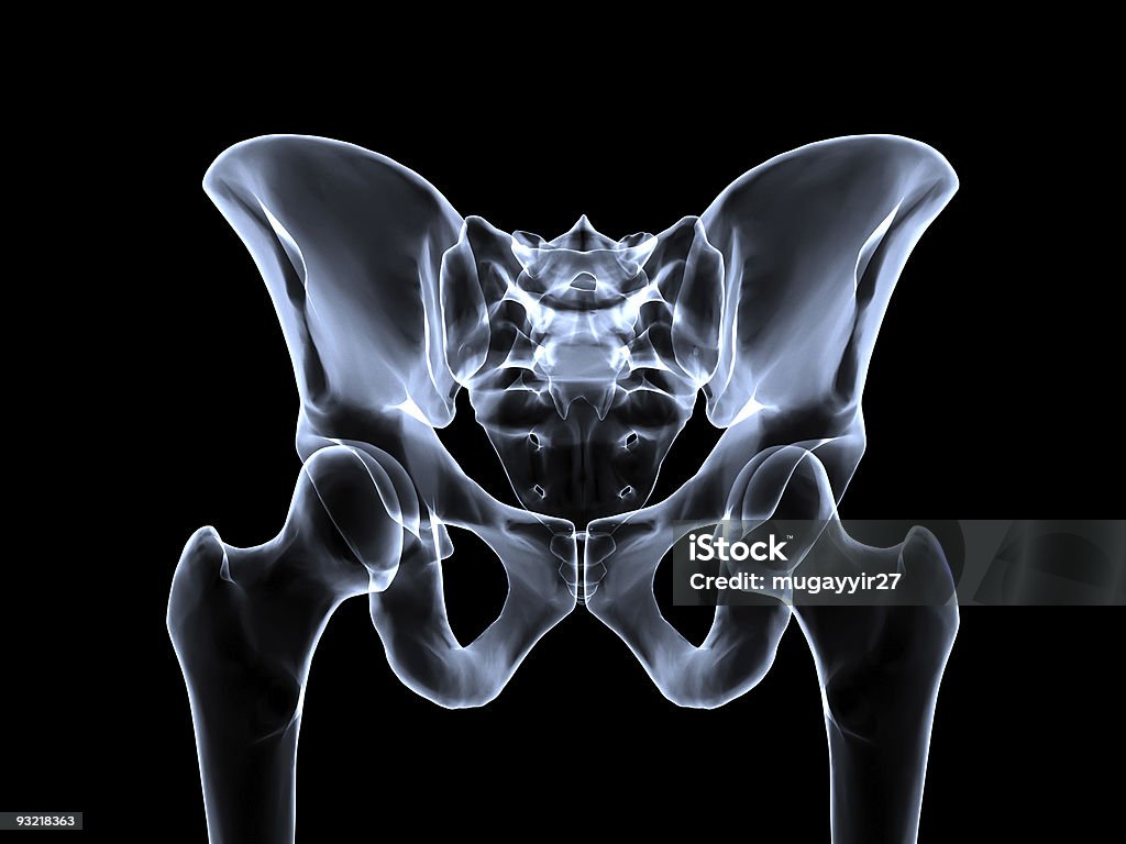 Pelvi roentgen - Foto stock royalty-free di Anatomia umana