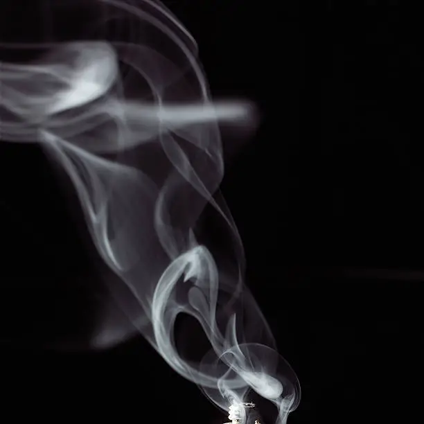 Photo of smoke from cigaret