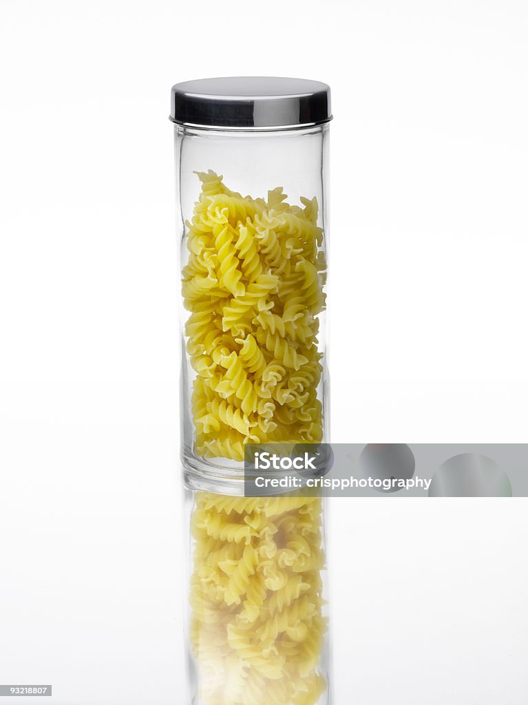 pasta en vidrio jarr - Foto de stock de Alimento libre de derechos