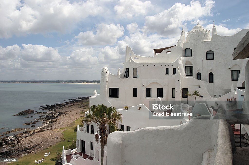 Внешний вид: Casapueblo - Стоковые фото Пунта-дель-Эсте роялти-фри