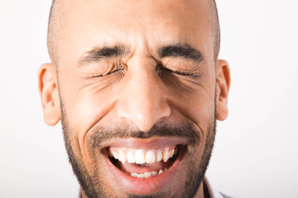 Canadian man laughing in studio