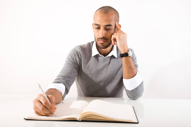 istock Businessman working on the paper 932193956