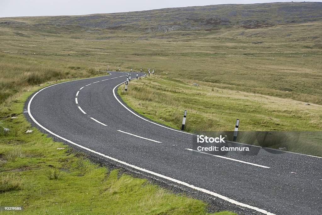 Estrada de montanha, no País de Gales. - Royalty-free Alfalto Foto de stock