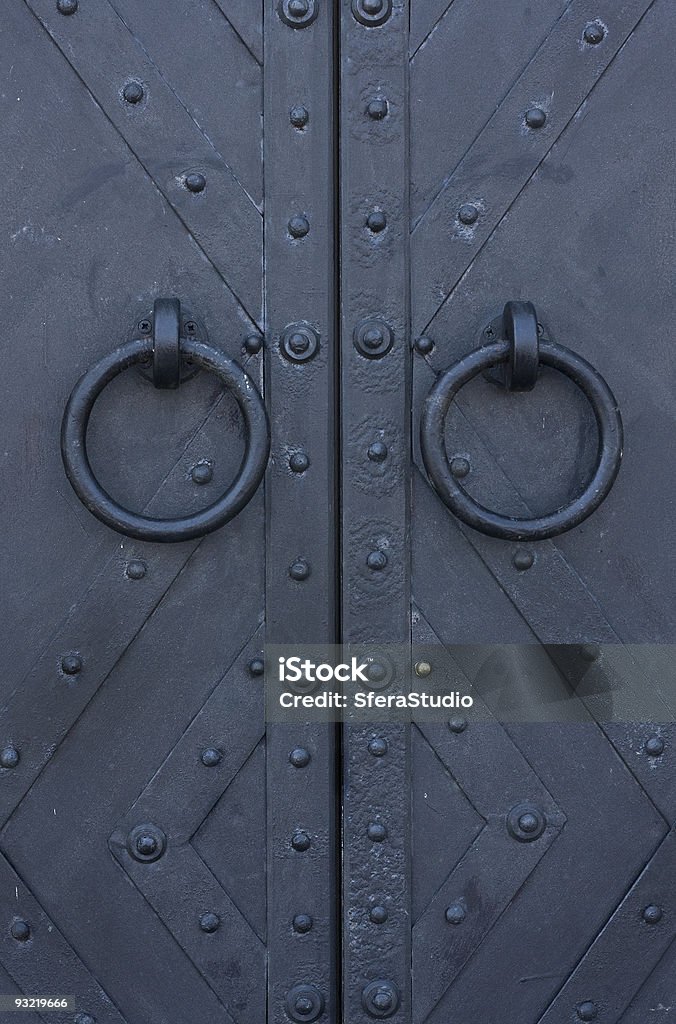 Porta antiga - Foto de stock de Antigo royalty-free