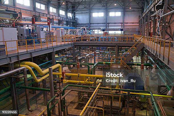 Unmanned Air Separating Factory Inside View Stock Photo - Download Image Now - Helium, Industry, Natural Gas