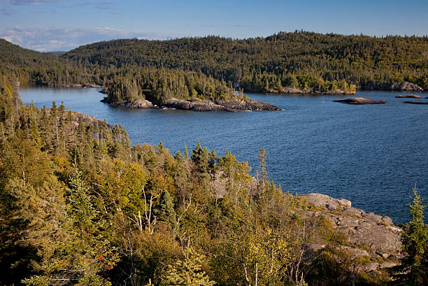 istock Small bay in northern lake 93220644