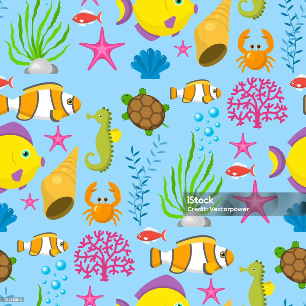 Ilustración de Criaturas Submarinas De Animales Acuáticos Mar Divertido De Dibujos Animados Ilustración Vector De La Fondo De Caracteres Shell Acuario Sealife De Patrones Sin Fisuras y más Vectores Libres de Derechos Ilustración de Criaturas Submarinas De Animales Acuáticos Mar Divertido De Dibujos Animados Ilustración Vector De La Fondo De Caracteres Shell Acuario Sealife De Patrones Sin Fisuras y más Vectores Libres de Derechos