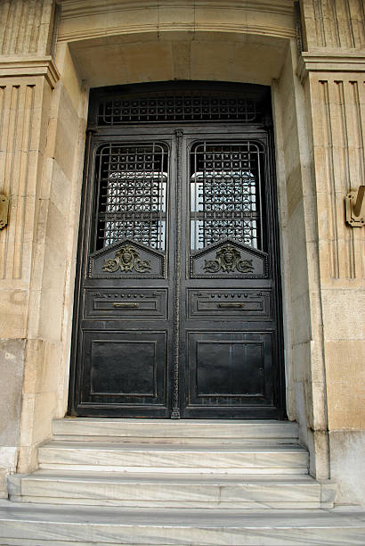istock black ornamental door 93222250