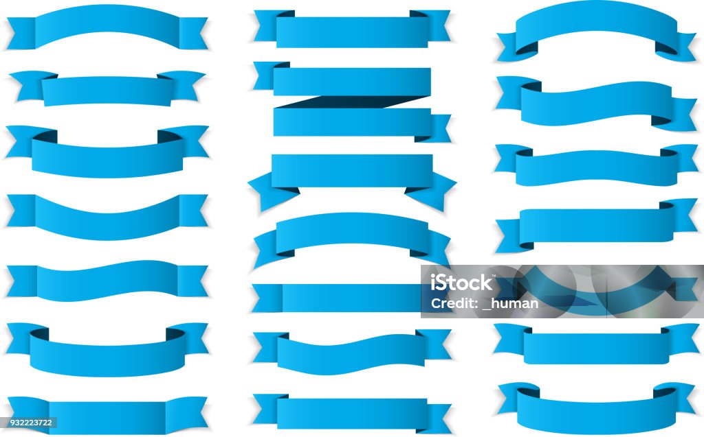 Blue Rant Ribbon Blue Ribbons Stock Illustration - Download Image Now - Award Ribbon ...