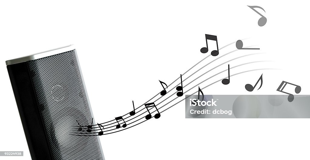 Sonido de la música - Foto de stock de Altavoz libre de derechos