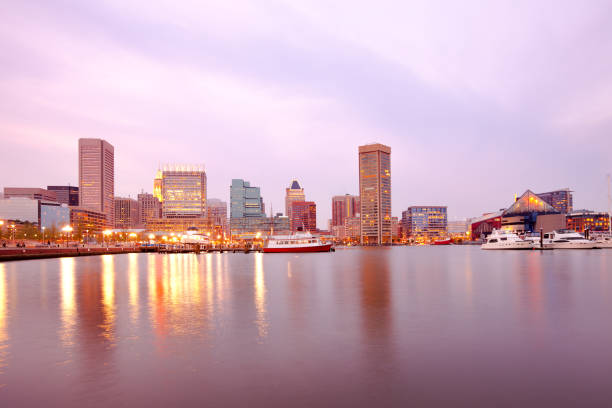 istock Downtown city skyline and Inner Harbor of Baltimore 932259872