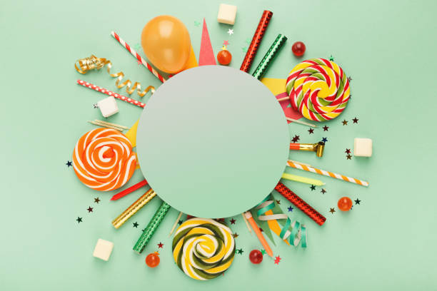 istock Children birthday party background 932267936