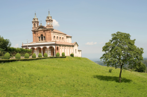 Donato (Biella, Piedmont, Italy) - The church and a tree