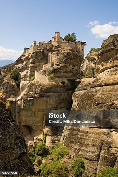 Meteora Grecia - Fotografie stock e altre immagini di Ambientazione tranquilla - Ambientazione tranquilla, Antico - Condizione, Arenaria - Roccia sedimentaria