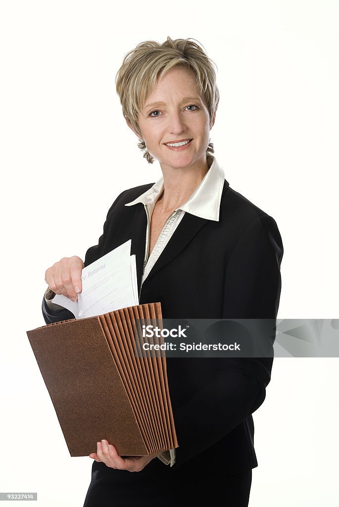 Businesswoman Holding archivos - Foto de stock de Adulto libre de derechos