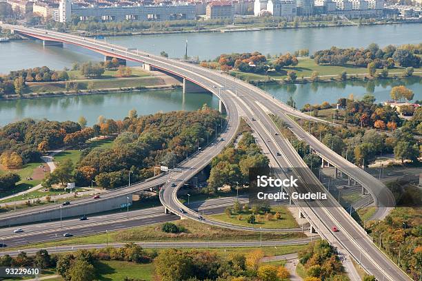 Highway Stock Photo - Download Image Now - Aerial View, Austria, Bridge - Built Structure