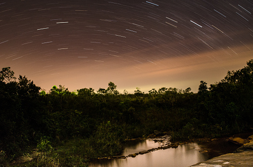 Starry sky of Ouro Preto.