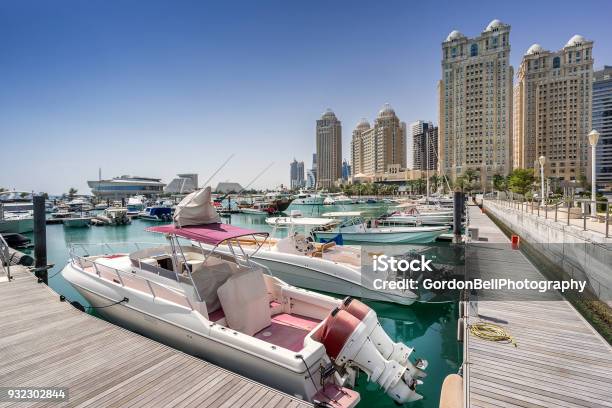 Doha Marina Stock Photo - Download Image Now - Doha, Luxury, Bay of Water