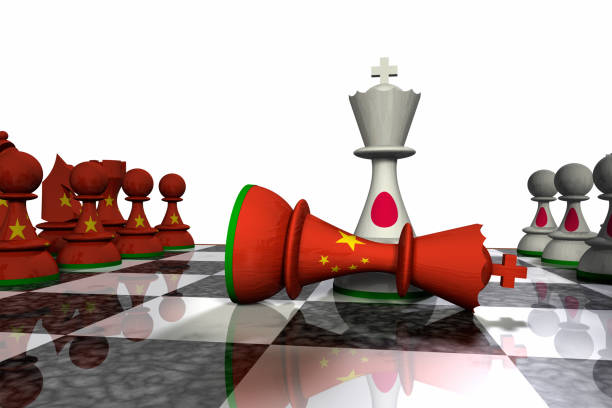 istock China and Japan Chess Standoff 932303286