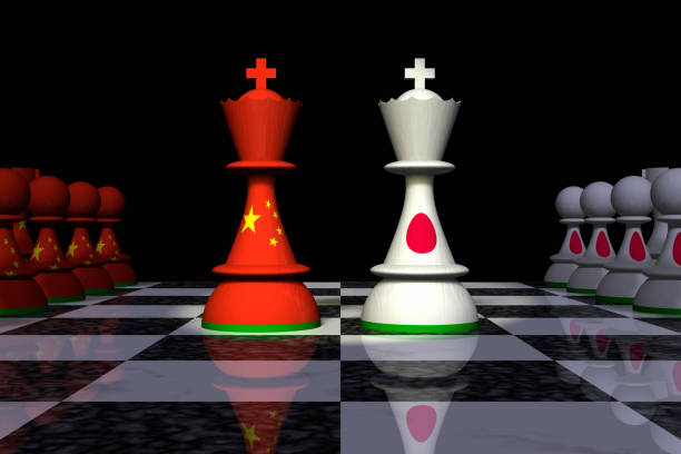 istock China and Japan Chess Standoff 932303314