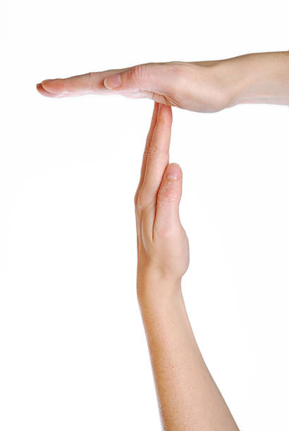 istock Woman's hands symbol of break or time out 93230606