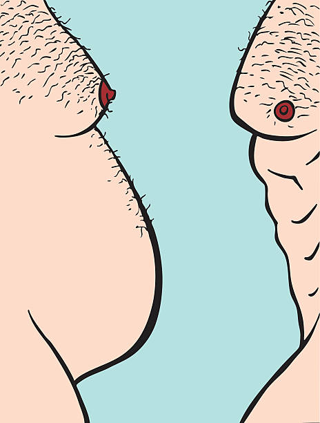 ilustrações, clipart, desenhos animados e ícones de antes de depois da perda de peso - men muscular build abdominal muscle large