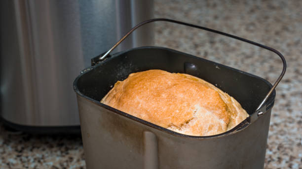 istock Homemade bread baked in a bread maker 932307594