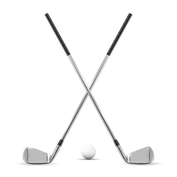 golfovy micek_golfova hul_plakat_template 1 - golf club stock illustrations